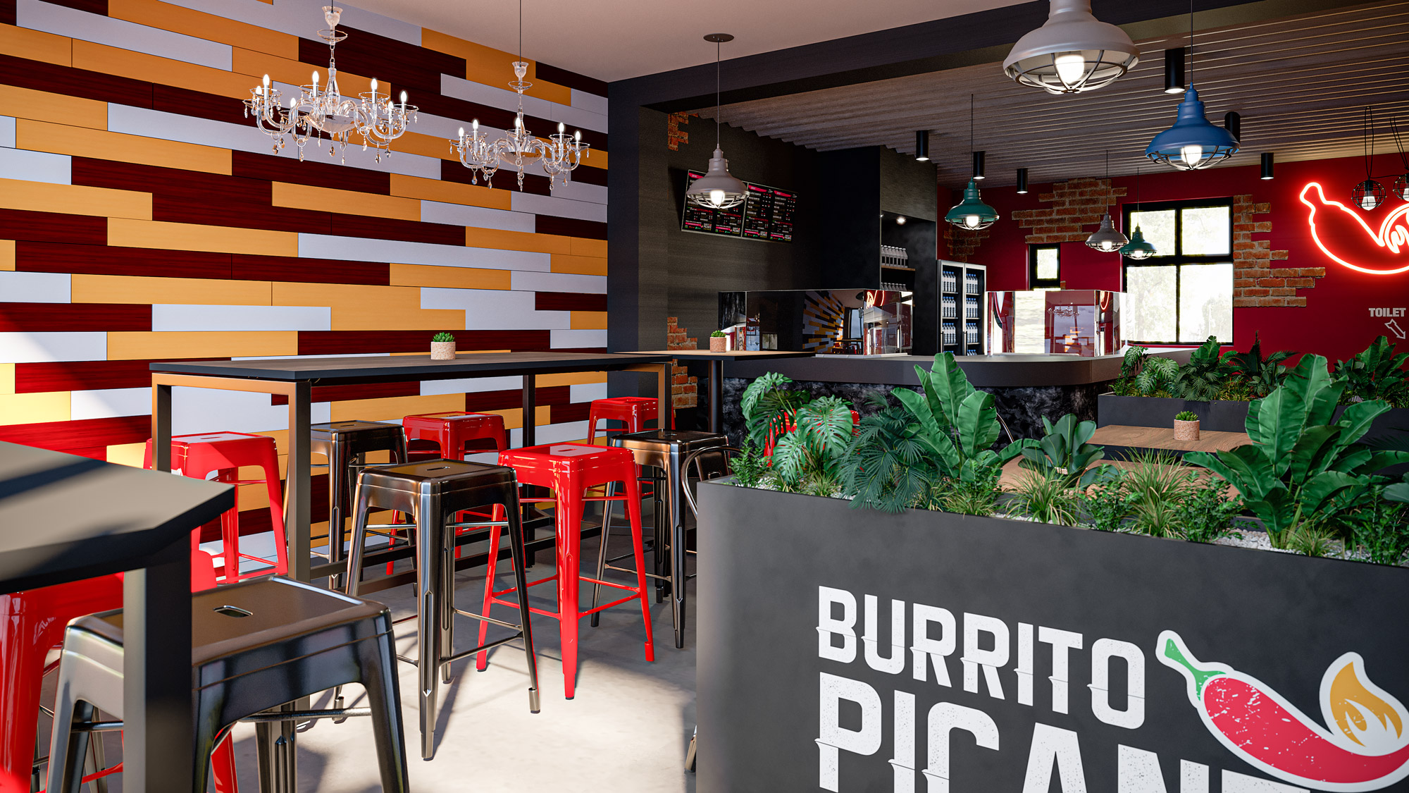 Sheffield Interior Design - Burrito Bar