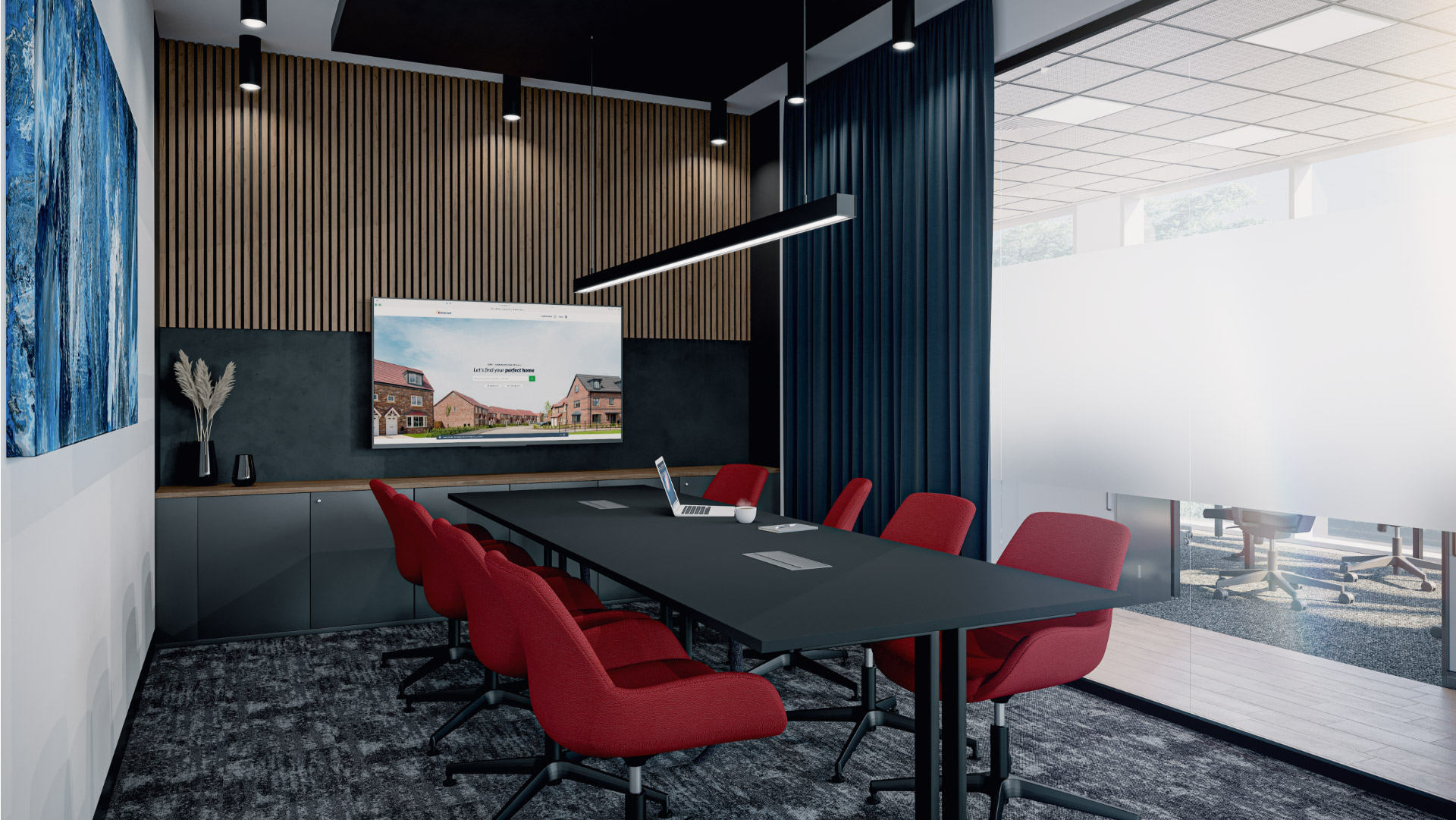 Modern Corporate Meeting Room Design