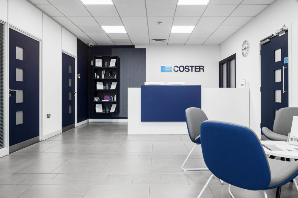 Coster head office reception