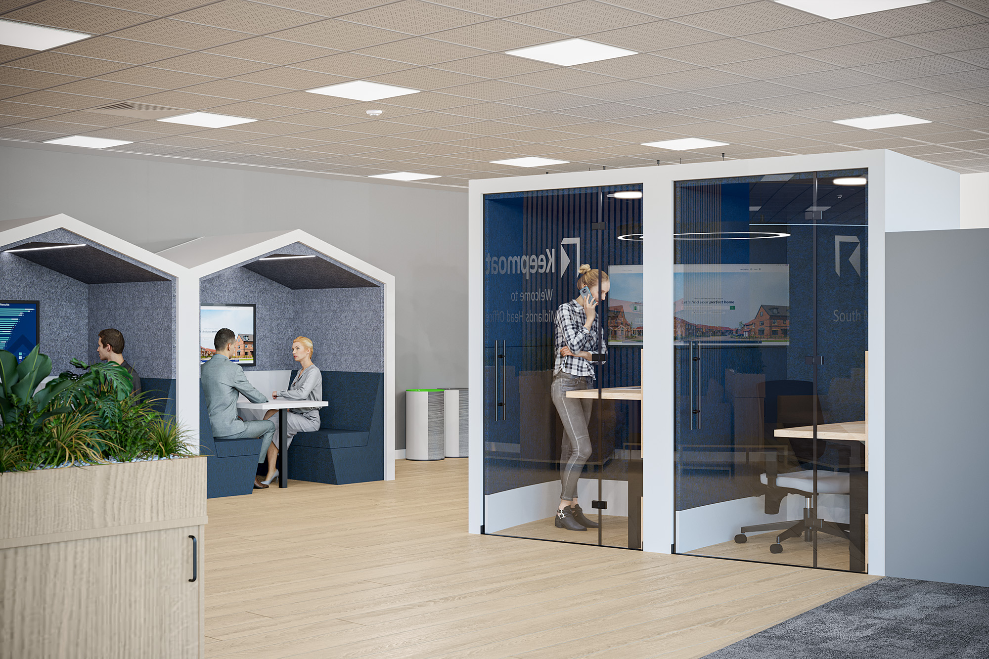 Refurbished executive box at Doncaster Rovers Stadium for Taylor Stevenson