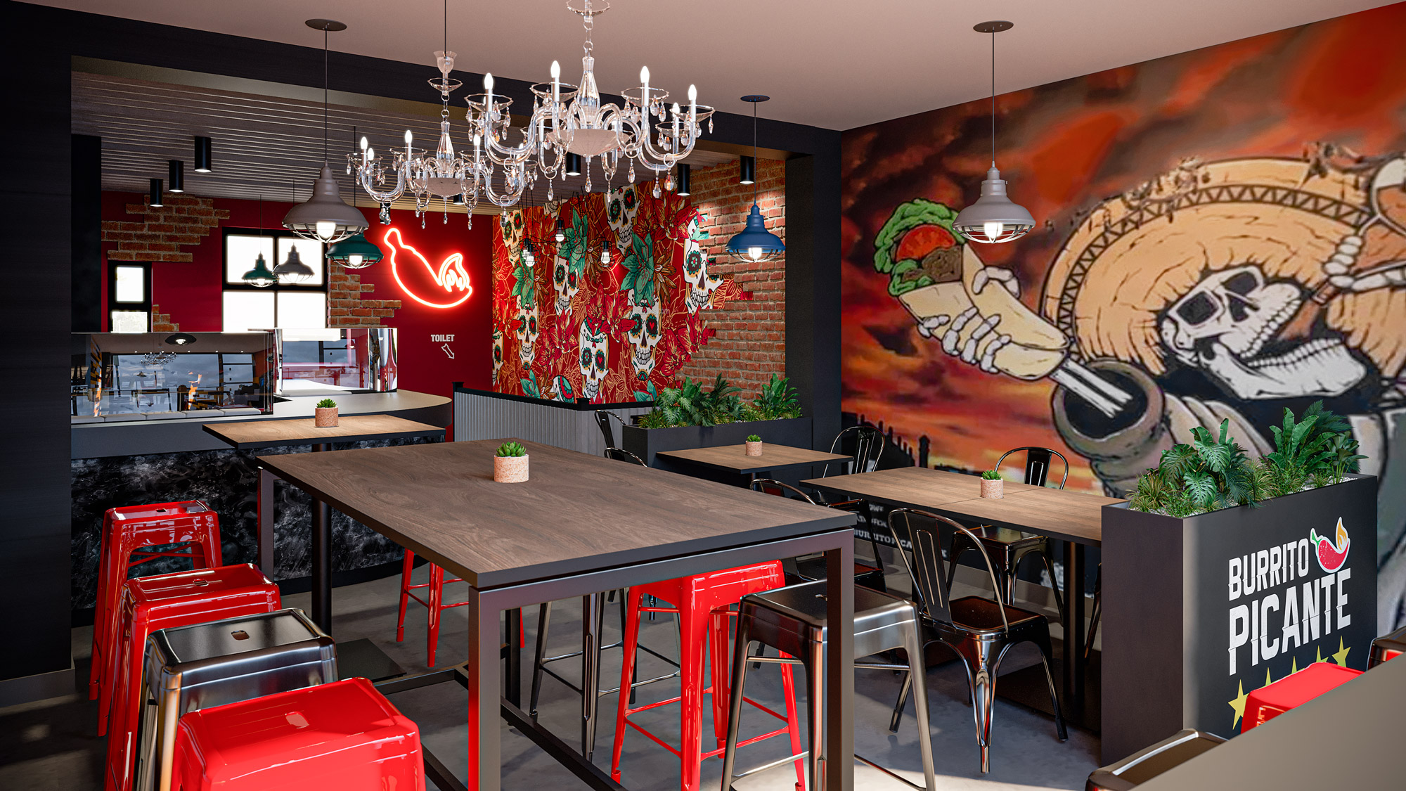 Sheffield Interior Design - Burrito Bar