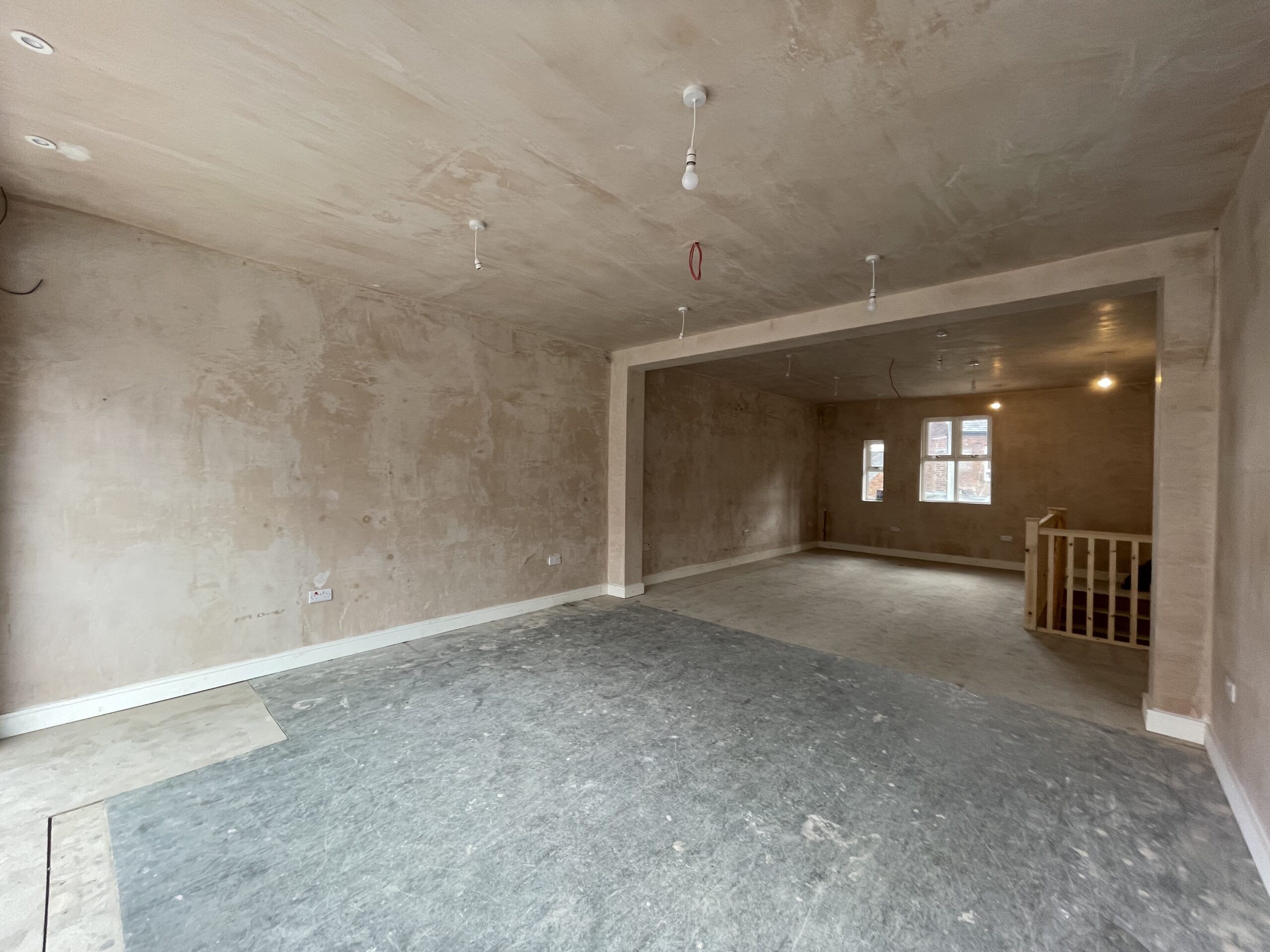 The executive box before refurbishment