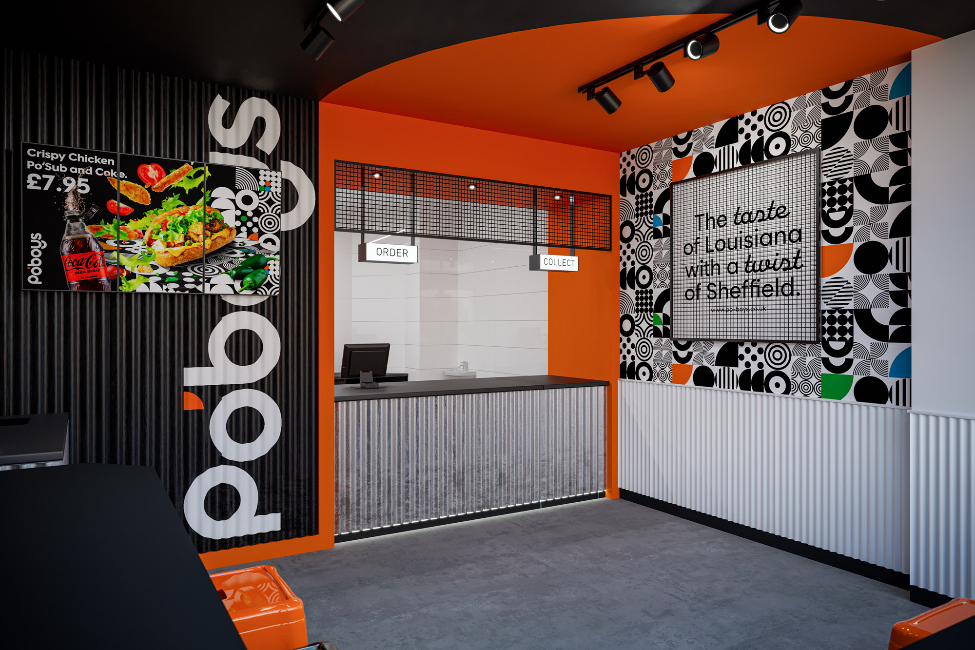 Po-Boys quick serve restaurant