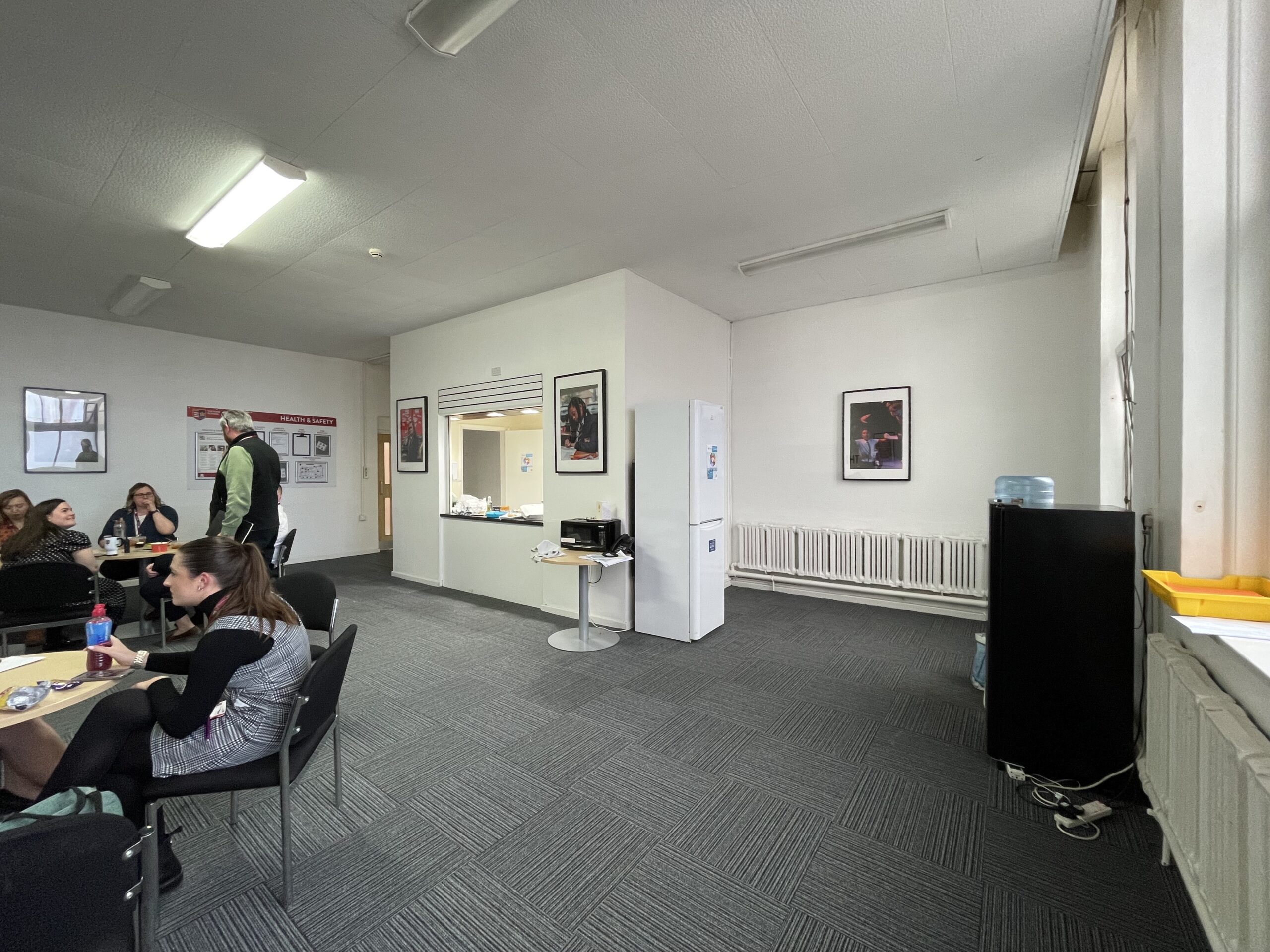 The executive box before refurbishment