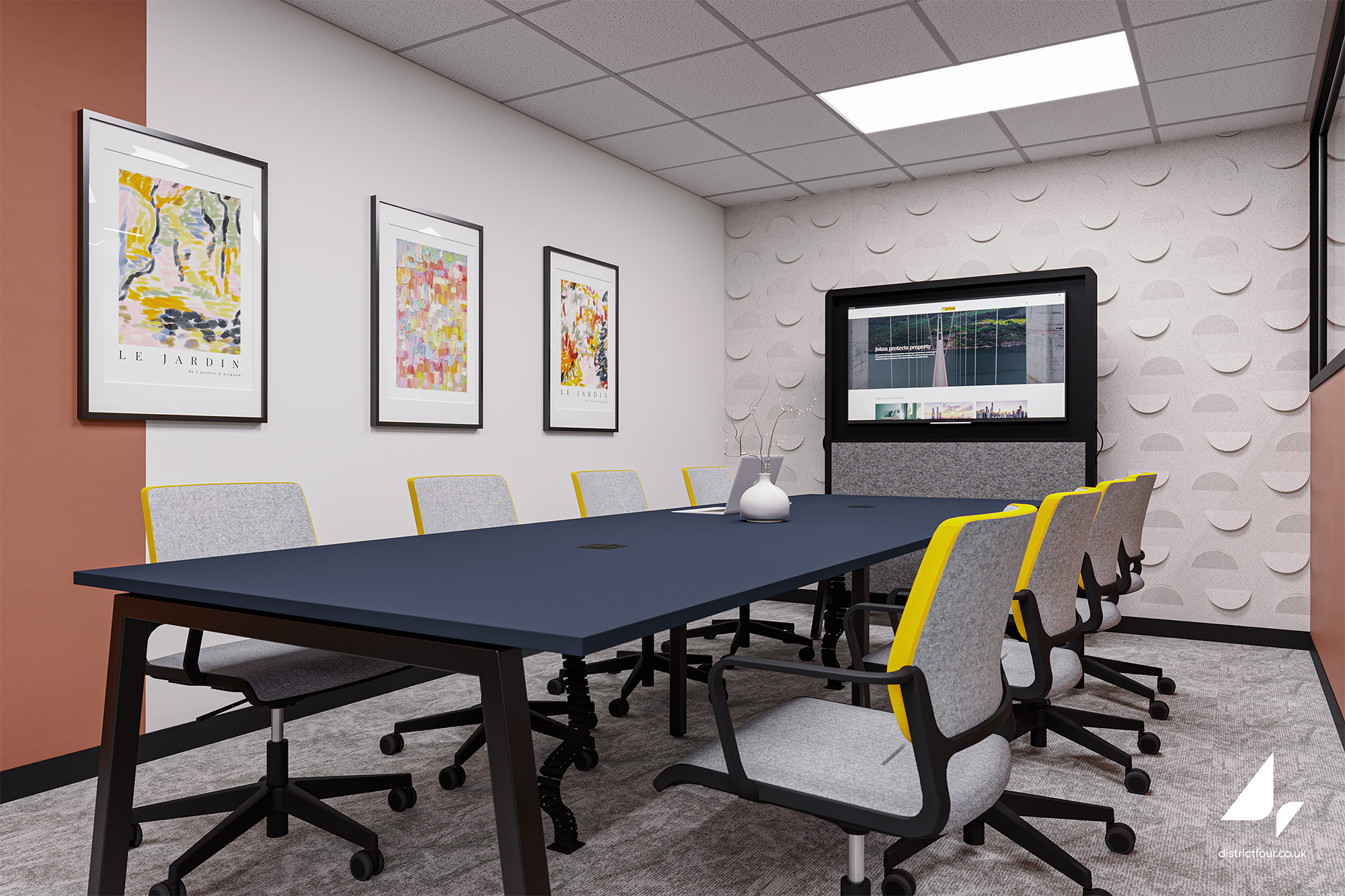 Refurbished executive box at Doncaster Rovers Stadium for Taylor Stevenson