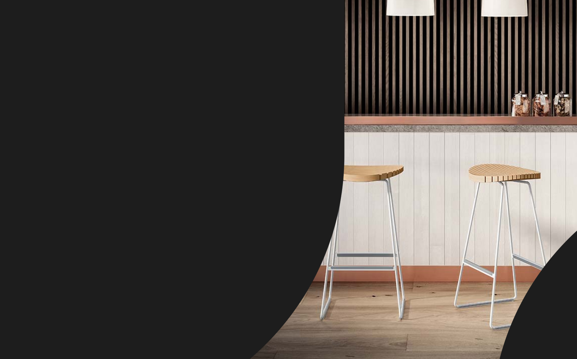 Modern hospitality seating