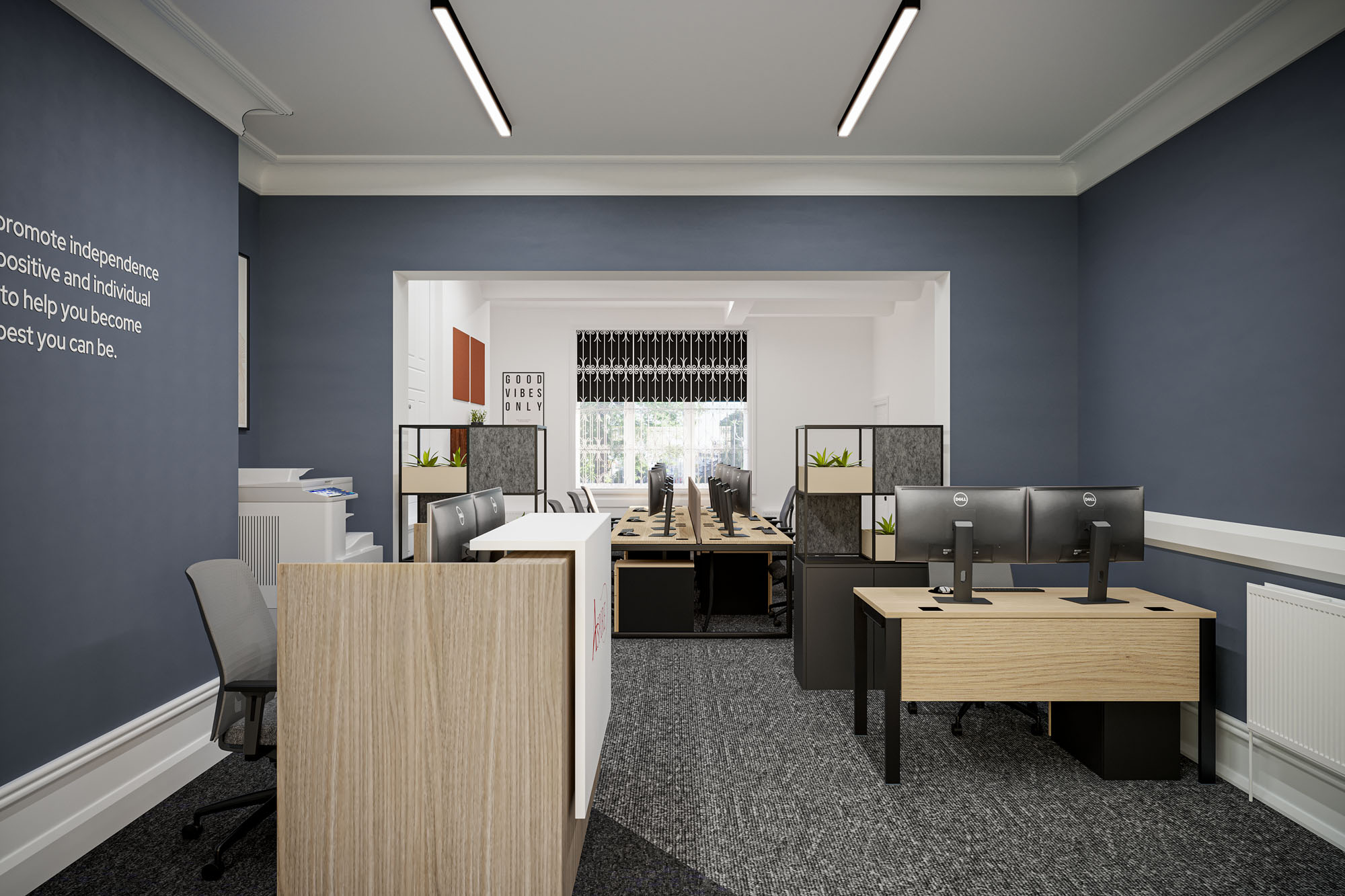 Aspire PC New Office in Sheffield designed by District Four Design