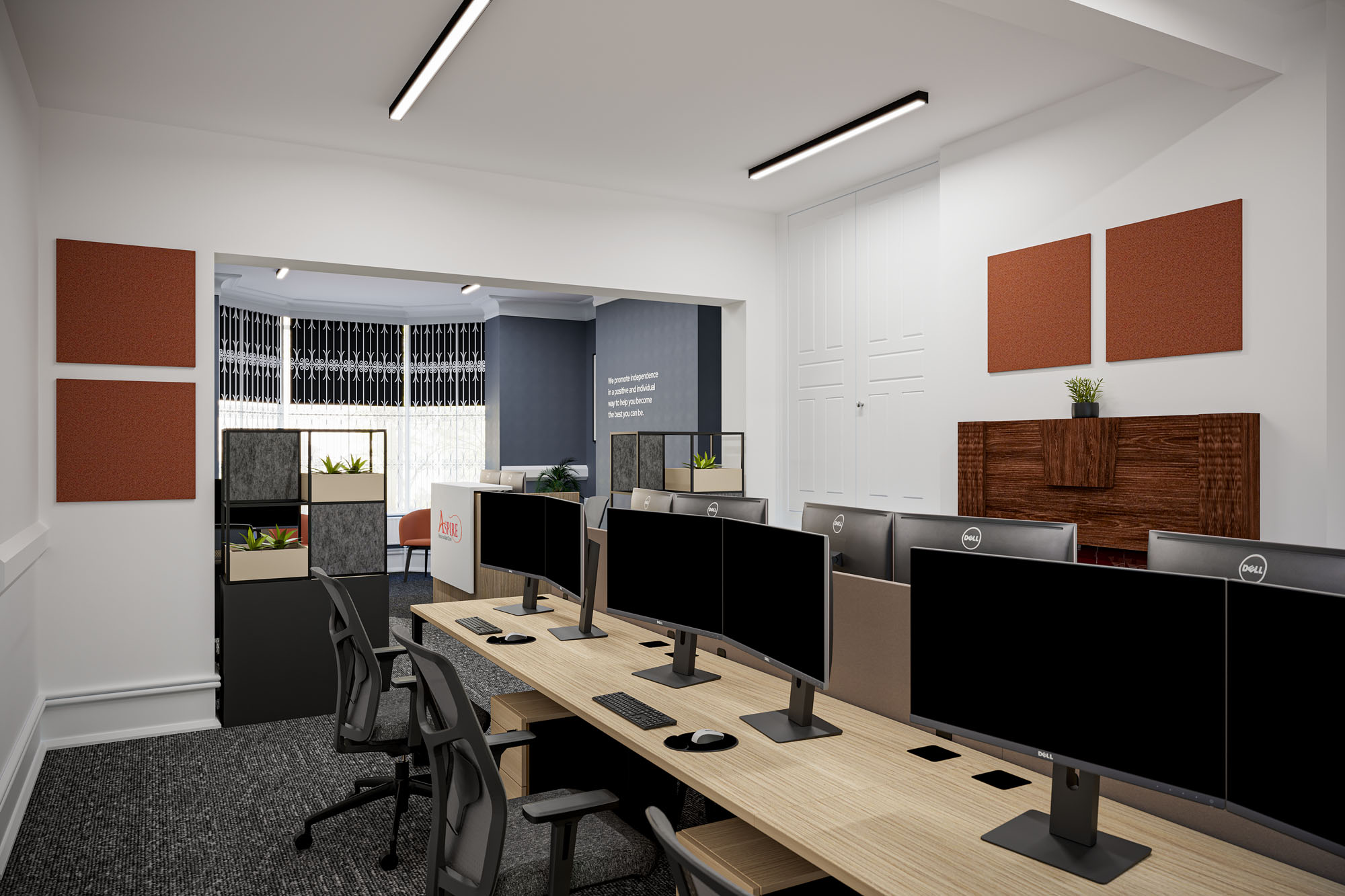 Aspire PC New Office in Sheffield designed by District Four Design