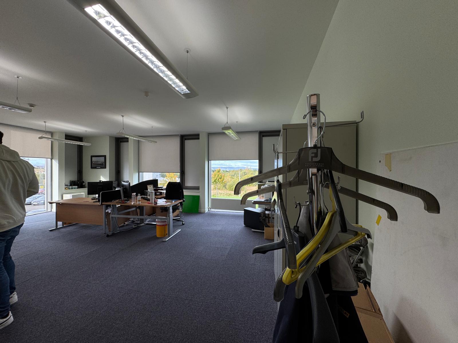 The executive box before refurbishment