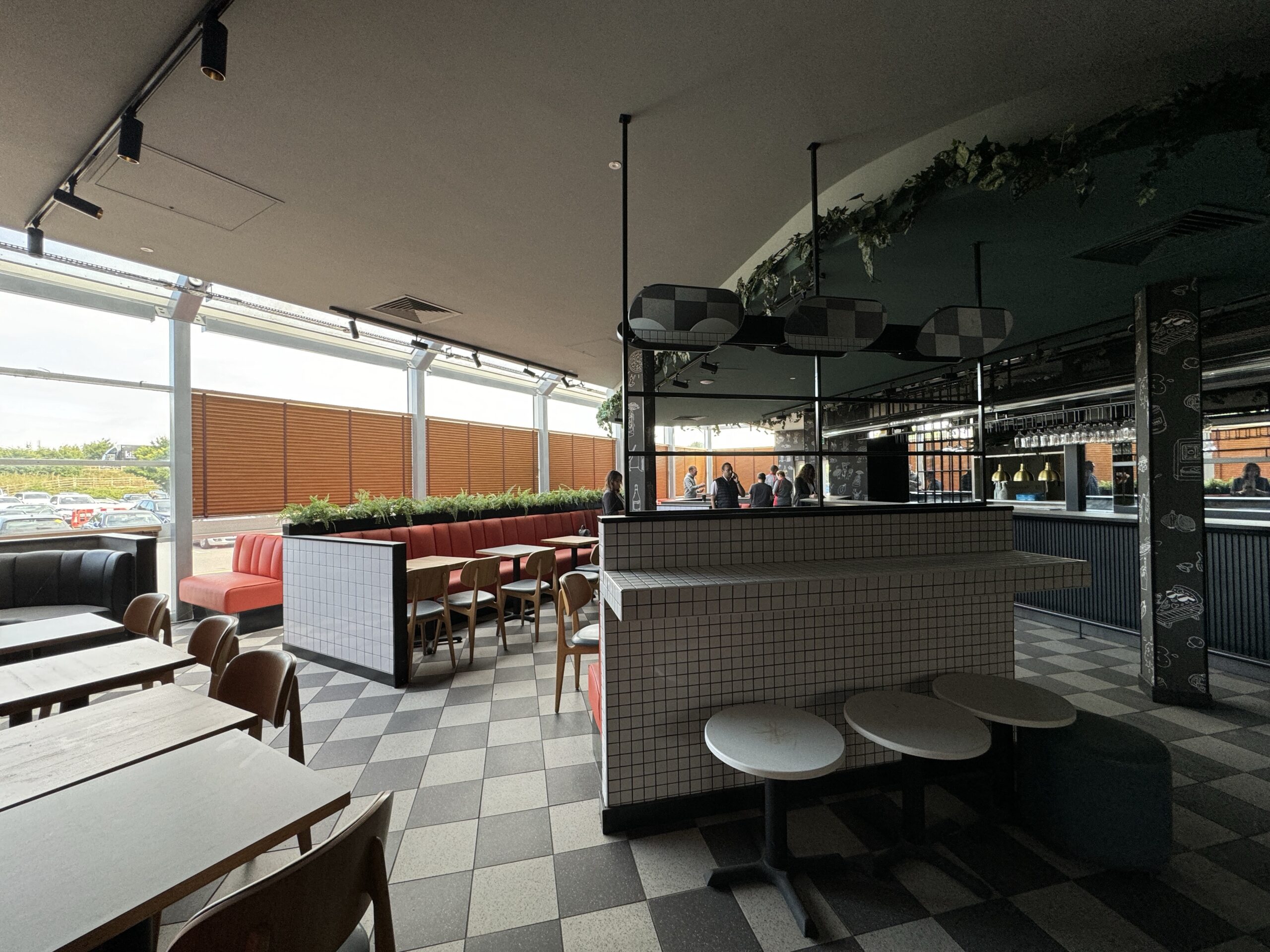 The executive box before refurbishment
