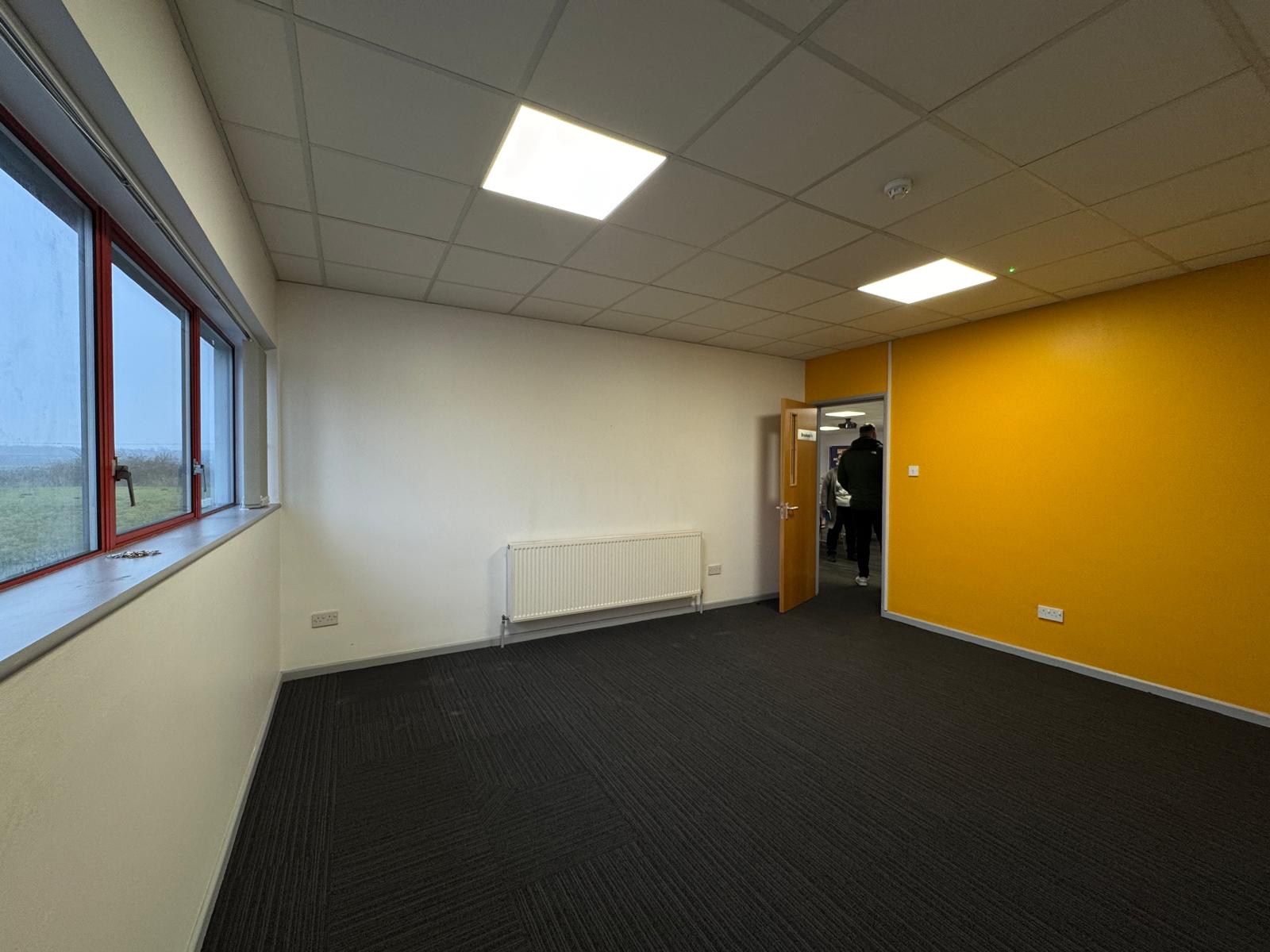The executive box before refurbishment