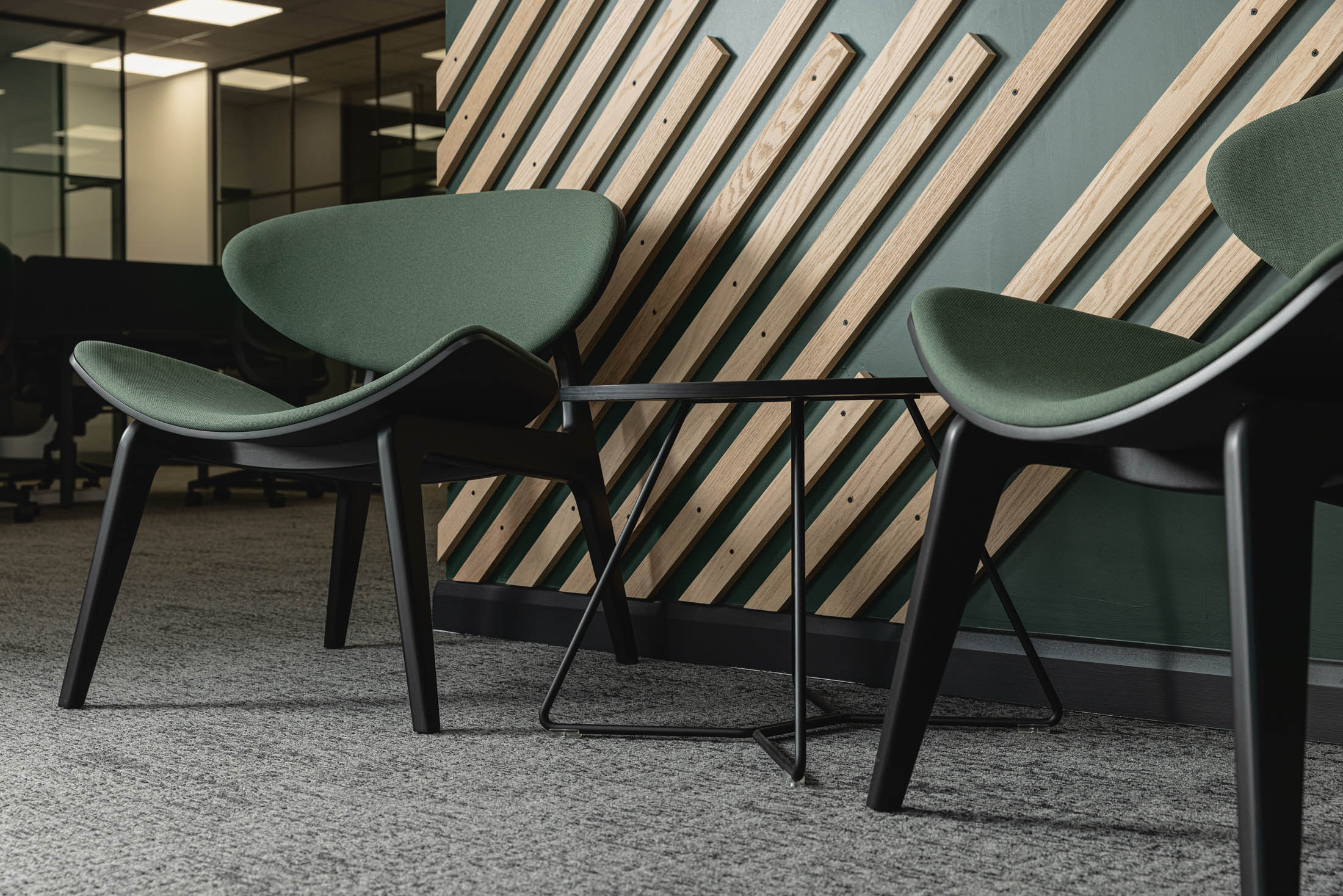 Bar stools at the breakfast bar
