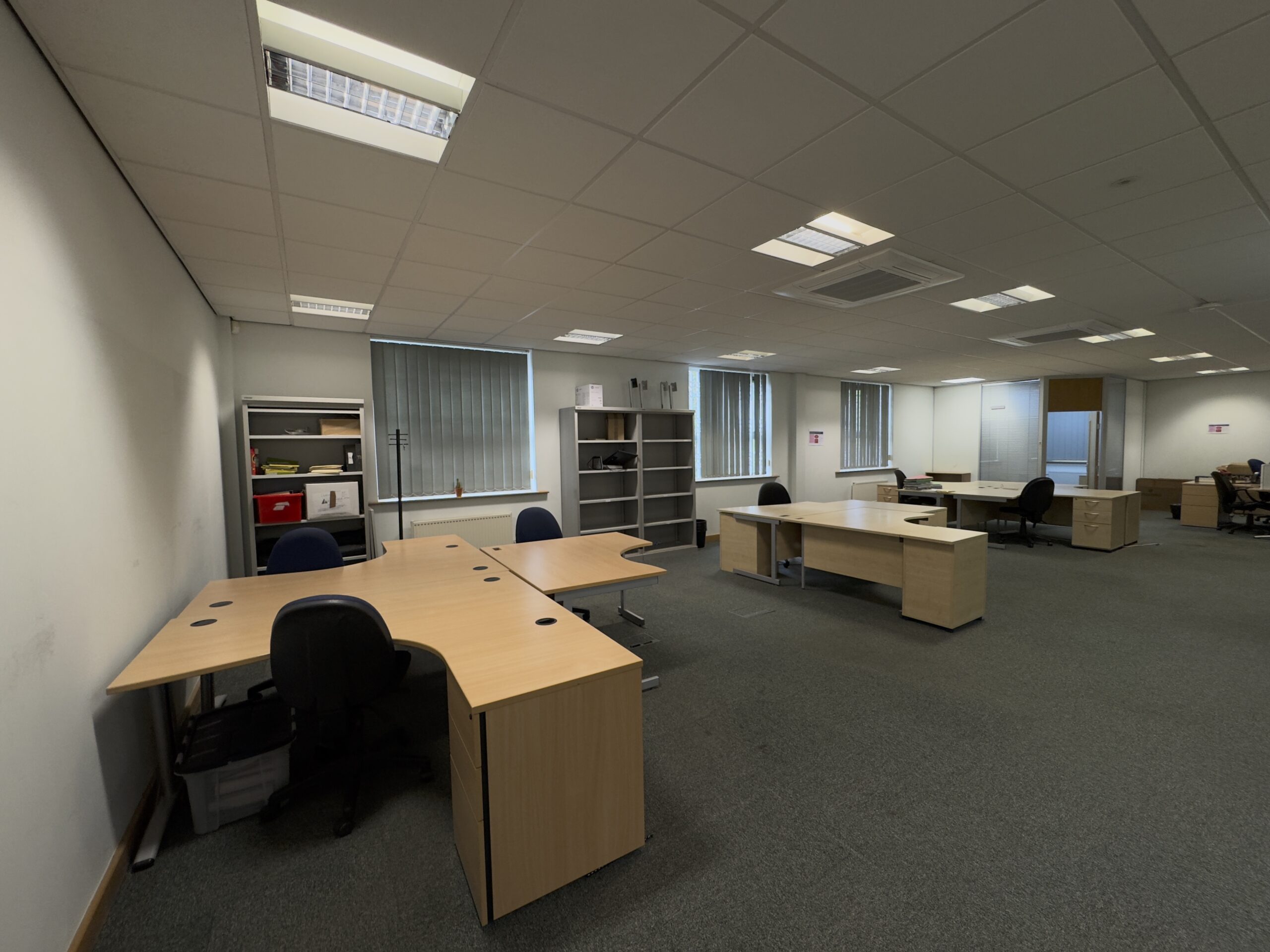The executive box before refurbishment