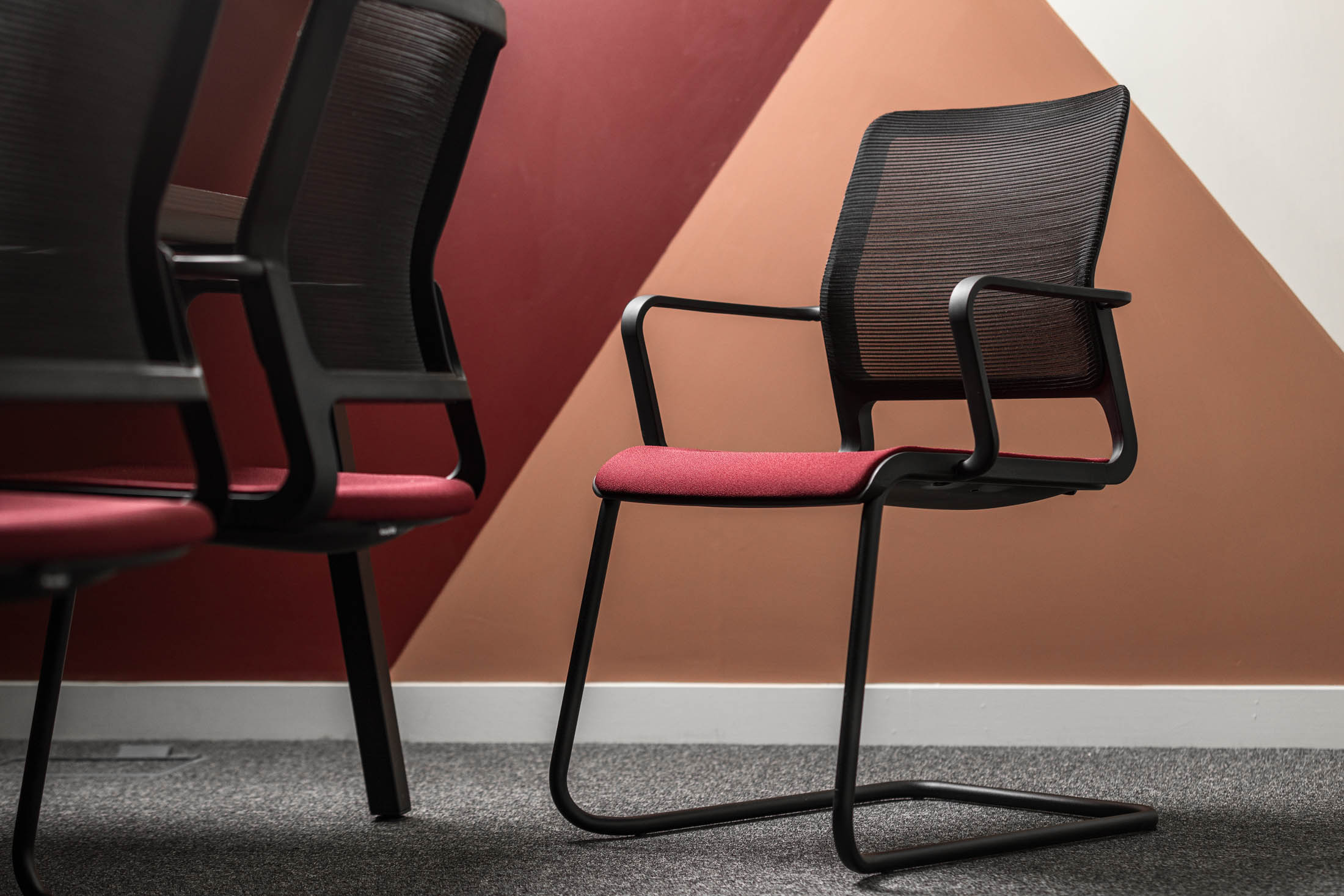 Bar stools at the breakfast bar