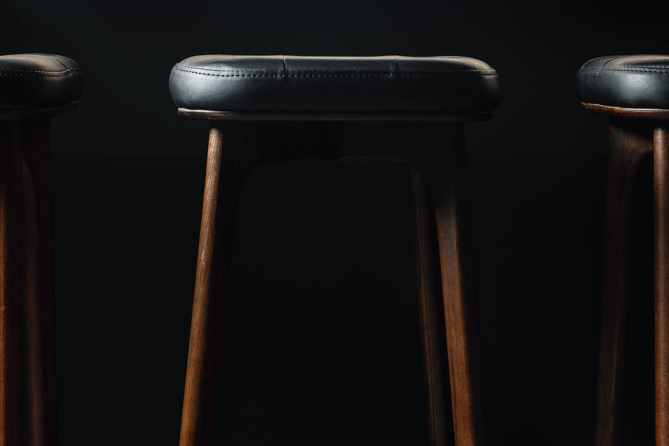 Bar stools at the breakfast bar